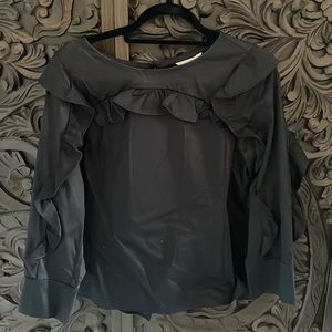 Rebecca Taylor ruffled shirt, button back